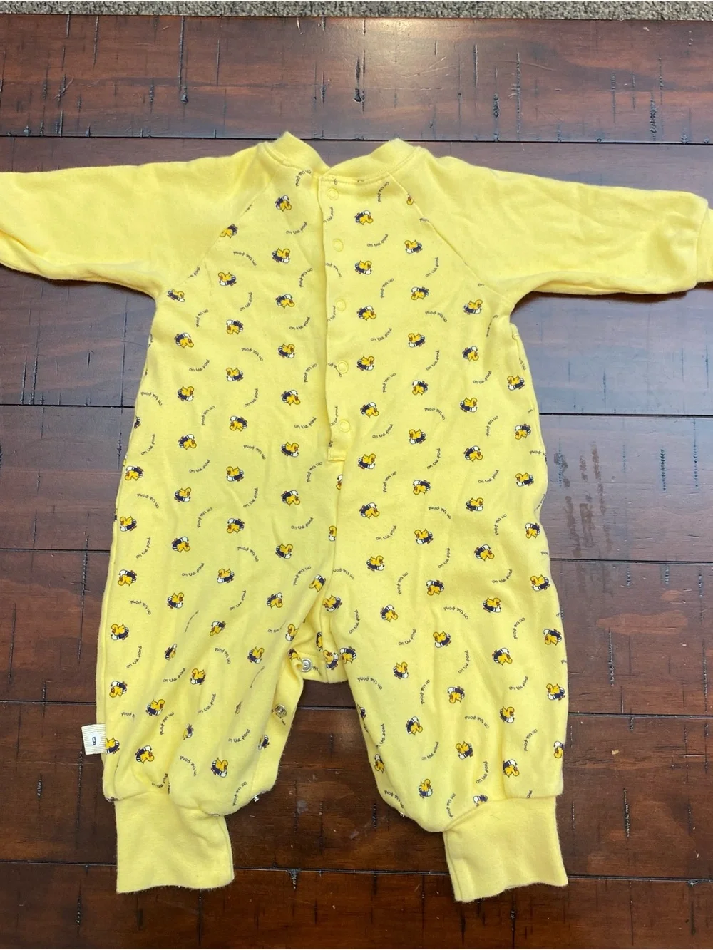 Gymboree Vintage On The Pond Yellow Duck Romper 3-6M Unisex
